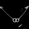 Real 925 Sterling Silver Pendant Box Chains Necklace Adjustable 18 Inch.