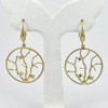 1 Pc. / $ 7.64 Wholesale Beautiful 70 Sterling Yellow Silver Jewelry Earrings
