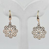 2.94 G. Real 70 Sterling Silver Rose Gold Plated Jewelry Earrings