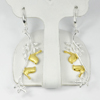 4.75 G. Charming Design Bird 925 Sterling Silver Earrings