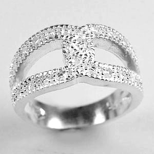 Wholesale 5 Pcs / $54.32 Sterling Silver 925 Semi Mount Jewelry Ring