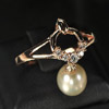 3.79 G. Alluring Jewelry Copper Silver Orange Pearl Ring Size 10 3.79 G. Alluring Jewelry Copper Silver Orange Pearl Ring Size 10