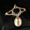 3.54 G. Attractive Jewelry Copper Silver Purplish Orange Pearl Ring Size 9 3.54 G. Attractive Jewelry Copper Silver Purplish Orange Pearl Ring Size 9