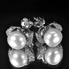 4.53 G. Attractive Natural White Pearl Jewelry Sterling Silver Earring 4.53 G. Attractive Natural White Pearl Jewelry Sterling Silver Earring