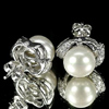 4.45 G. Jewelry Sterling Silver Earrings Natural White Pearl 4.45 G. Jewelry Sterling Silver Earrings Natural White Pearl