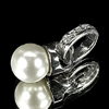 2.16 G. Alluring Natural White Pearl Jewelry Sterling Silver Pendent 2.16 G. Alluring Natural White Pearl Jewelry Sterling Silver Pendent