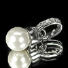 2.03 G. Alluring Natural White Pearl Jewelry Sterling Silver Pendent 2.03 G. Alluring Natural White Pearl Jewelry Sterling Silver Pendent