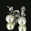 4.58 G. Attractive Natural White Pearl Jewelry Sterling Silver Earring 4.58 G. Attractive Natural White Pearl Jewelry Sterling Silver Earring