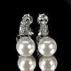 4.65 G. Attractive Natural White Pearl Jewelry Sterling Silver Earring 4.65 G. Attractive Natural White Pearl Jewelry Sterling Silver Earring