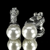 4.53 G. Attractive Natural White Pearl Jewelry Sterling Silver Earrings 4.53 G. Attractive Natural White Pearl Jewelry Sterling Silver Earrings