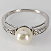 3.29 G. Natural White Pearl Jewelry Sterling Silver Ring Size 10.5 3.29 G. Natural White Pearl Jewelry Sterling Silver Ring Size 10.5