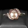 3.36 G. New Design Jewelry Copper Silver Pinkish Purple Pearl Ring Size 9 3.36 G. New Design Jewelry Copper Silver Pinkish Purple Pearl Ring Size 9