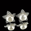 5.01 G. Beautiful Natural White Pearl Jewelry Sterling Silver Earring 5.01 G. Beautiful Natural White Pearl Jewelry Sterling Silver Earring