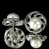 6.58 G. New Design Natural White Pearl Jewelry Sterling Silver Earring