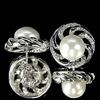 6.41 G. New Design Natural White Pearl Jewelry Sterling Silver Earring