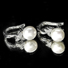 4.78 G. Attractive Natural White Pearl Jewelry Sterling Silver Earring