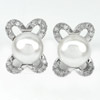 4.60 G. Attractive Natural White Pearl Jewelry Sterling Silver Earring