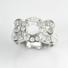 Wholesale 5 Pcs / $77.78 Sterling Silver 925 Semi Mount Ring Wholesale 5 Pcs / $77.78 Sterling Silver 925 Semi Mount Ring