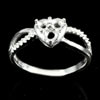 Wholesale 5 Pcs / $32.99 Semi Mount 925 Sterling Silver Ring Setting Wholesale 5 Pcs / $32.99 Semi Mount 925 Sterling Silver Ring Setting