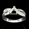 Wholesale 5 Pcs / $39.62 Solid 925 Sterling Silver Semi Mount Ring Size 7 Wholesale 5 Pcs / $39.62 Solid 925 Sterling Silver Semi Mount Ring Size 7