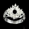 Wholesale 5 Pcs / $48.55 Sterling Silver 925 Semi Mount Jewelry Ring Wholesale 5 Pcs / $48.55 Sterling Silver 925 Semi Mount Jewelry Ring