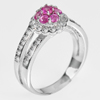 3.32 G. Natural Pink Sapphire Real 925 Sterling Silver Jewelry Ring Size 6 3.32 G. Natural Pink Sapphire Real 925 Sterling Silver Jewelry Ring Size 6
