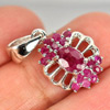 925 Sterling Silver Pendant Jewelry with Natural Gems Red Ruby Lovely Design 925 Sterling Silver Pendant Jewelry with Natural Gems Red Ruby Lovely Design