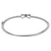 30.00 G. 3 Pcs. Beautiful Size 59 Mm. 925 Sterling Silver Jewelry Bangle