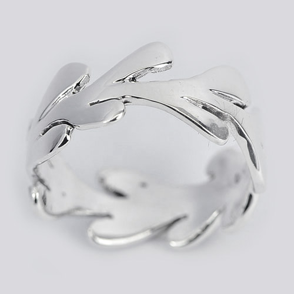 925 Sterling Silver Modern Design Ring Jewelry Size 9 Wonderful 5.24 G.
