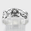 3.21 G. Real 925 Sterling Silver Design Flower Beautiful Ring Jewelry Size 7