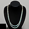 Natural Multi Color Opal 90.75 Ct. Wtih 925 Sterling Silver Jewelry Necklace 17 Inch.