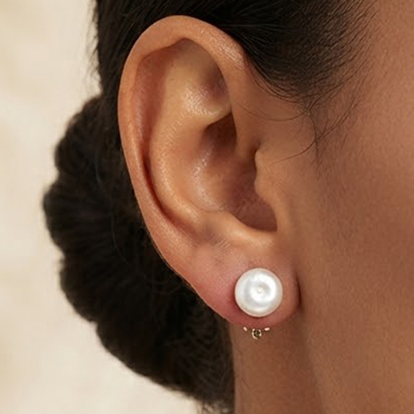 Natural Multi Color Pearl 925 Sterling Silver Jewelry 1.95 Grams Earrings Natural Multi Color Pearl 925 Sterling Silver Jewelry 1.95 Grams Earrings