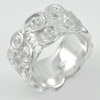 9.47 G. Real 925 Sterling Silver Jewelry Ring Size 8 Beautiful Design