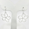 925 Sterling Silver Earrings Jewelry 1 Pair Dangle Design 3.63 Grams Thailand