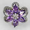 Natural Purple Amethyst Gemstones 925 Sterling Silver 4.43 Grams Ring Size 7.5 Natural Purple Amethyst Gemstones 925 Sterling Silver 4.43 Grams Ring Size 7.5
