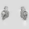 New Good Fashion Jewelry 925 Sterling Silver Studs Earrings and Round White CZ