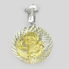 925 Sterling Silver Two Color Pendant Cupid on the Moon 3.16 G. Thailand