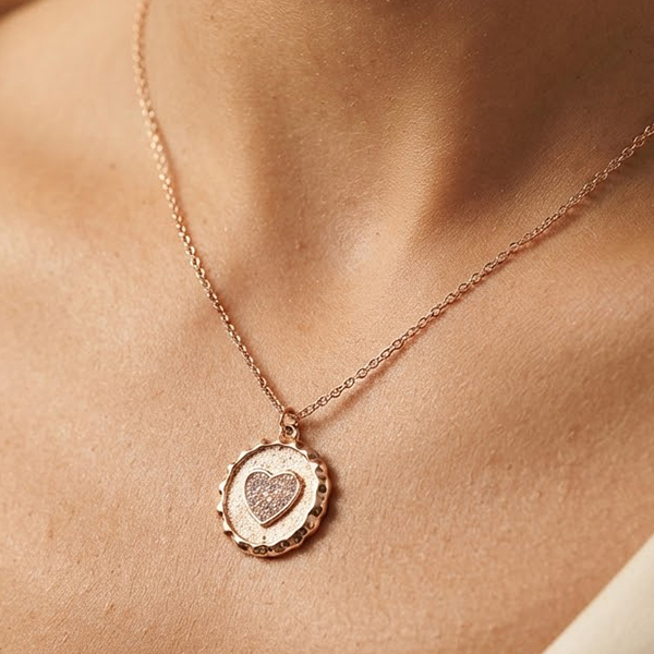 925 Sterling Silver Jewelry 2.30 Grams Roes Gold Necklace Length 18 Inch. 925 Sterling Silver Jewelry 2.30 Grams Roes Gold Necklace Length 18 Inch.