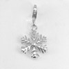 White CZ Modern Design Pendant Real 925 Sterling Silver White Gold Plated