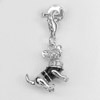2.94 G. Real 925 Sterling Silver Fine Jewelry Pendant Design Beautiful Dog