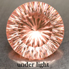 37.85 CT. ELEGANT IF CHANGE YELLOW TO PINK CREATED GEM CONCAVE