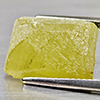 Natural Yellow Green Sphene 11.33 Ct. Rough Baguette Shape 13.5 x 10 Mm Gemstone