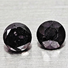 Natural Black Loose Diamond 0.49 Ct. 2 Pcs Round Diamond Cut 3.8 Mm