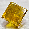 Natural Red Yellow Loose Diamond 0.29 Ct. Square Princess Cut From Belgium