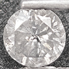 Natural White Loose Diamond 0.24 Ct. Round Diamond Cut 2.8 Mm