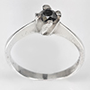 925 Sterling Silver Ring Jewelry 2.26 Grams With Natural Diamond 0.33 Ct. Size 5.5 925 Sterling Silver Ring Jewelry 2.26 Grams With Natural Diamond 0.33 Ct. Size 5.5