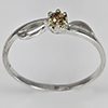 925 Sterling Silver Ring Jewelry 1.53 Grams With Natural Diamond 0.08 Ct. Size 5.5 925 Sterling Silver Ring Jewelry 1.53 Grams With Natural Diamond 0.08 Ct. Size 5.5
