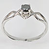 925 Sterling Silver Ring Jewelry 1.14 Grams With Natural Diamond 0.22 Ct. Size 6.5 925 Sterling Silver Ring Jewelry 1.14 Grams With Natural Diamond 0.22 Ct. Size 6.5