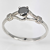 925 Sterling Silver Ring Jewelry 0.95 Grams With Natural Diamond 0.22 Ct. Size 6.5 925 Sterling Silver Ring Jewelry 0.95 Grams With Natural Diamond 0.22 Ct. Size 6.5