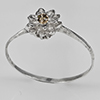 925 Sterling Silver Ring Jewelry 0.98 Grams With Natural Diamond 0.04 Ct. Size 7.5 925 Sterling Silver Ring Jewelry 0.98 Grams With Natural Diamond 0.04 Ct. Size 7.5